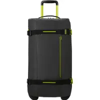 American Tourister sac de voyage trolley Urban Track Duffle / WH Coated Black / Lime noir 68cm