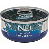 Farmina N&d Ocean Wet Cat Food 24x70g Bleu
