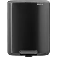 Brabantia Treteimer Bo 12 Liter Matt Black