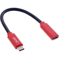 InLine Clé USB, câble adaptateur USB-C mâle vers USB-C femelle, 0,2 m