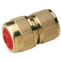 Aqua Control Raccord Rapide Stop Laiton 15mm Connexion Rapide Avec Stop D'eau Intégré -