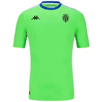 Kappa As Monaco 24/25 Kombat Pro Goalkeeper Home Short Sleeve T-shirt Vert 2XL Homme