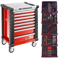 Facom 8-S Werkstattw, 15Schaumstoffmod, rot
