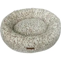 Animal Boulevard Cozy Snowleopard panier blanc/marron