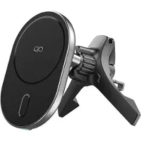 Force Power Chargeur sans fil voiture - - MagSafe 15W - Support Ventilation - Noir - Garantie à vie