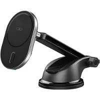 Force Power Chargeur Sans Fil Voiture Magnétique Magsafe 15w Qi Support Pare-Brise / Tableau De Bord Noir + Garantie À Vie Force Power Lite