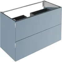 Keuco EDITION 11 ART meuble sous-lavabo, 2 tiroirs frontaux, 1200x700x490mm, avec éclairage LED, 32512861201