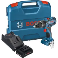 Bosch Perceuse-visseuse à percussion sans fil GSB 18V-28 Professional 18 V 63 Nm + 1 batterie ProCore 4,0 Ah + mallette L-Case - sans chargeur