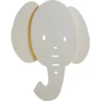 QAZQA Applique murale pour enfants beige avec LED à intensité variable en 3 étapes - Ellie l'éléphant