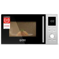 TZS First Austria Micro-ondes avec grill | Four à micro-ondes 2 en 1 | 20 litres | Micro-ondes 700 W et grill 800 W | 8 programmes, écran LCD | Acier inoxydable « Produit de seconde main* »