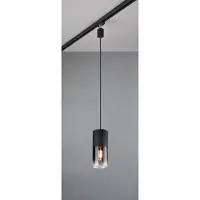 TRIO -Leuchten Lampe à suspendre DUOLINE DH 10x180 cm noir Lampe à suspendre