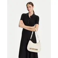 Moschino Love JC4021PP1NKD0110, sac à main pour femmes, couleur ivoire, taille unique, ivoire