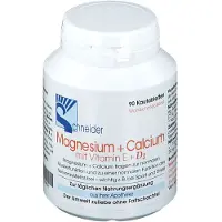J. Schneider GmbH Magnésium + Calcium Comprimés à croquer, 90 pcs KTA
