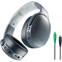 Skullcandy Cuffie Wireless Over-Ear Crusher Evo (40 h, Sans fil), Écouteurs, Gris