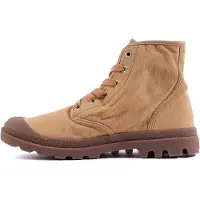 Palladium Pampa Salut Bottes en toile, Beige 42.5 EU