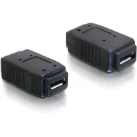 DeLOCK Adaptateur USB micro-A+B femelle vers USB micro-A+B femelle