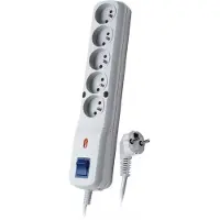 LESTAR Surge Protector LF-530WA, 3L EMI/RFI, 1.5m, gray
