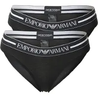 Emporio Armani Ew000403_af19023 Panties 2 Units Noir L Femme