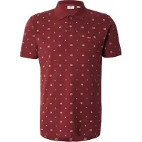 Levi's New Housemark Short Sleeve Polo Rouge L Homme