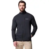 Columbia Sportswear Columbia Essential Hike Grid Fleece Avec Fermeture Éclair Continue Noir S Hommes Noir S