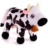 La Granja De Zenon The Zenon Farm Cow Lola Plush Toy With Sound Blanc,Noir Enfants