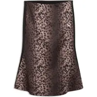 Puma T7 Leo Luxe Midi Skirt Marron L Femme