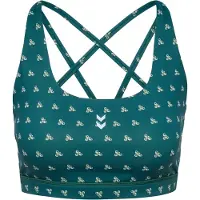 Hummel Aop Impact Sports Bra Vert S Femme