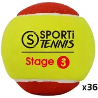 Sporti France Stage 3 Tennis Balls 36 Units Orange