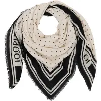JOOP! Foulard 'Adaliz' crème / noir