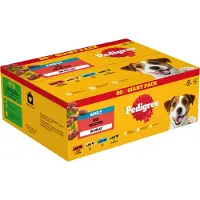 Pedigree Adult Selection en Gelée Sachets Repas - 80 x 100 g