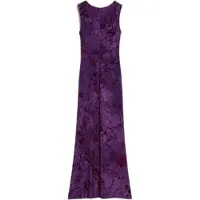 Desigual Robe violet / rouge foncé / noir