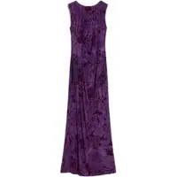 Desigual Robe violet / rouge foncé / noir