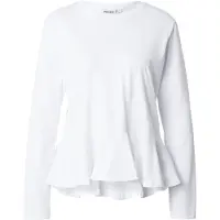 Pieces T-shirt 'PCDANILLA PEPLUM' blanc