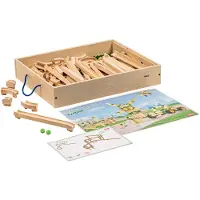 Educo Motricité Et Formes - Circuit À Billes, Large - Jeu Montessori