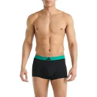 Adidas Underwear Body Active Flex Cotton Boxers 3 Units Noir XL Homme