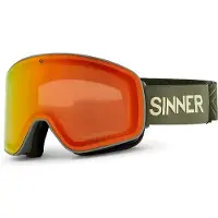 Sinner Snowghost Ski Goggles Vert,Orange Trans-Sintrast/CAT1-3