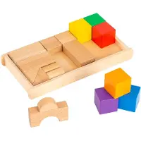 Educo Apprendre Les Mathématiques - Construisez Les Blocs - Jeu Montessori