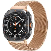 IMoshion Bracelet magnétique milanais pour Samsung Galaxy Watch Ultra 2 (2026) / Ultra (2024/2025) - Rose Doré