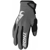 Thor Gant Moto Cross Gris Pour Enfant Sector Taille L 3332-1752 Tout Terrain