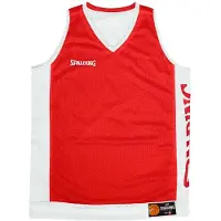 Spalding Reversible Sleeveless T-shirt Rouge XL Homme