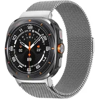 IMoshion Bracelet magnétique milanais pour Samsung Galaxy Watch Ultra 2 (2026) / Ultra (2024/2025) - Argent