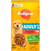 Pedigree Sec Adult - Croquettes pour chiens - Bœuf & Légumes - 12 kg