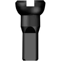 Sapim Nipple Heads 100 Units Noir 16 mm