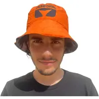 Denty Bob Spearfishing Anaconda Reversible Hat Orange