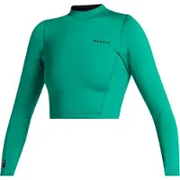 Mystic Lunar Crop Top 2mm Long Sleeve Thermal T-shirt Bleu L Femme
