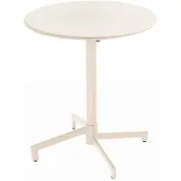Oviala Table de jardin ronde bistrot avec plateau rabattable 70 cm argile - Palavas