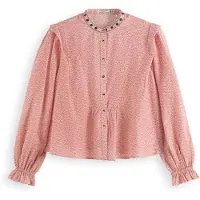 Scotch & Soda 177181 Long Sleeve Shirt Rose 40 Femme