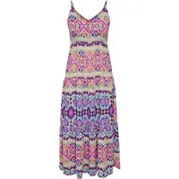 ONLY Alma Life Poly Sleeveless Long Dress Multicolore XS Femme