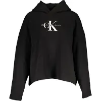 Calvin Klein Femmes, Pull-over, Sweat-shirt sans zip femme noir, Noir, (XL)