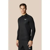 Castore Adapt Half Zip Long Sleeve T-shirt Noir L Homme